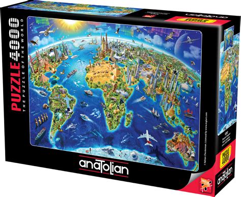 Puzzle World Landmarks Perre Anatolian Pi Ces Puzzles