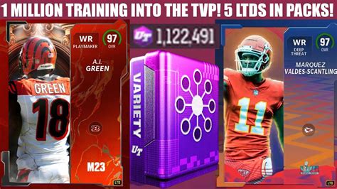 1 MILLION TRAINING VARIETY PACK OPENING 5 LTD S IN PACKS Madden 23