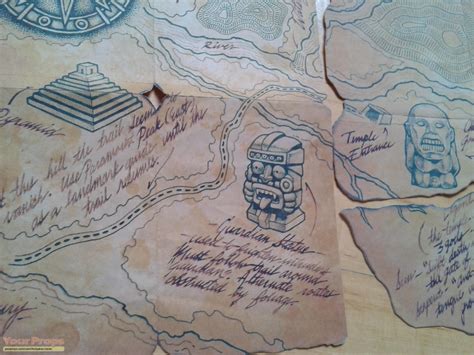 Indiana Jones Prop Map