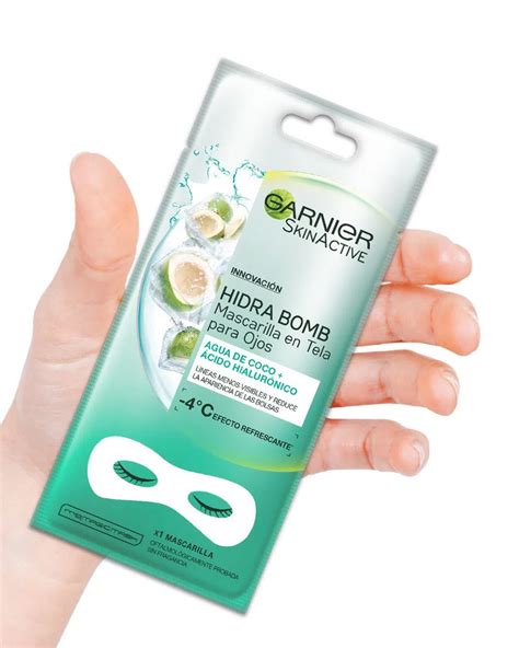 Mascarilla En Tela Para Ojos Garnier Skin Active Agua De Coco