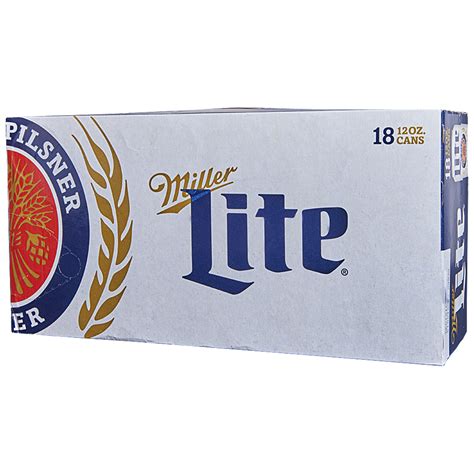 Miller Lite 18pk 12 oz Cans - Applejack