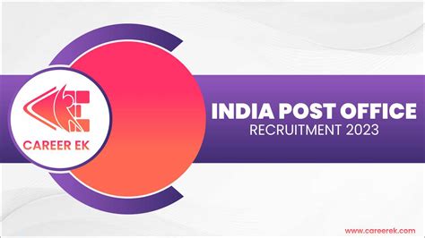 India Post Office Recruitment 2023 CareerEk