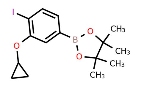 2 3 Cyclopropoxy 4 Iodophenyl 4 4 5 5 Tetramethyl 1 3 2 Dioxaborolane