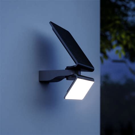 Steinel Xsolar L S Solar Led Au Enwandlampe Silber Lampenwelt De