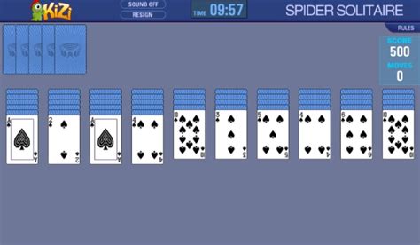 Spider Solitaire Igraj Besplatno Na Igre123