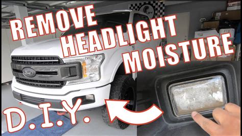 How To Remove Moisture From Headlights