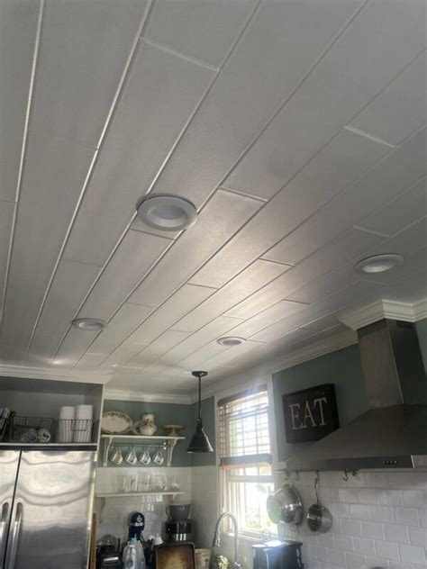 Ceiling Plank Installation for Kitchen in Pennsylvania | Talissa Decor