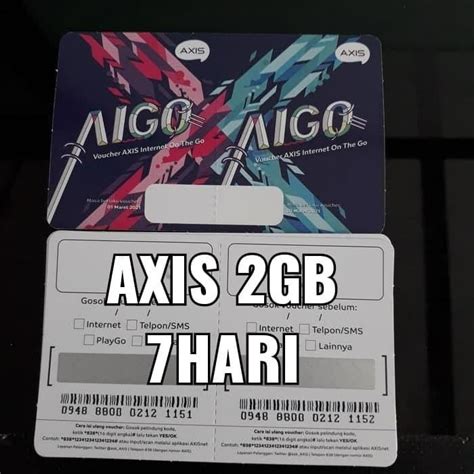 Jual VOUCHER AXIS 2GB 7HARI Shopee Indonesia