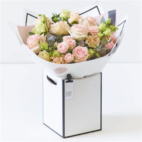 Pink Flower Bouquet Beautifully Simple Interflora