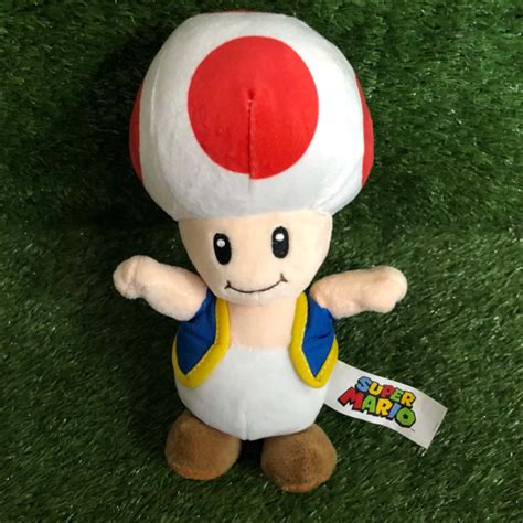 Nintendo Super Mario Bros Toad Plush Toy Cm S