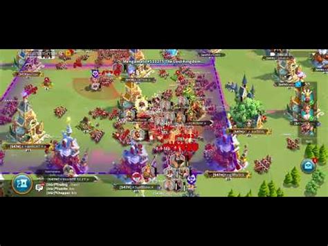 RISE OF KINGDOM KVK 1 3445 VS 3447 WAR KINGSLAND YouTube