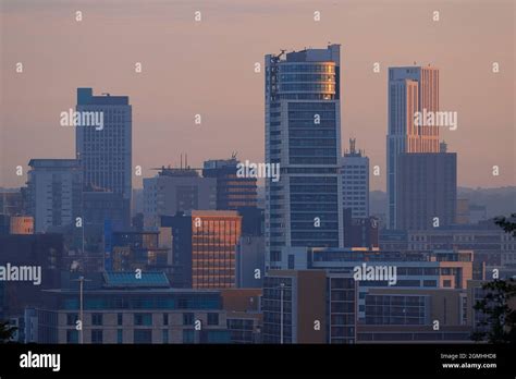 Leeds City Centre Skyline September 2021 Stock Photo - Alamy