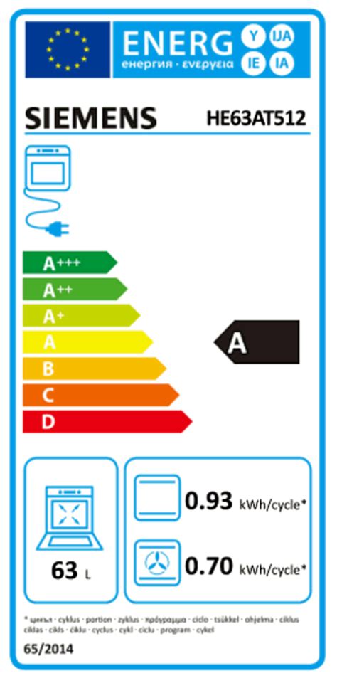 Siemens HE63AT512 Einbau Elektro Herd Edelstahl A EURONICS