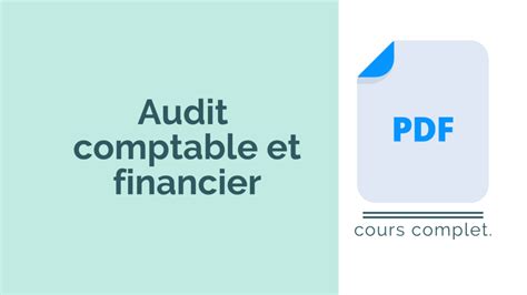 comptabilité finance audit