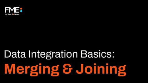 Data Integration Basics Merging And Joining Data Ppt