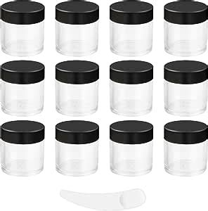 Pcs Ml Empty Cosmetic Jars Sample Pots Travel Pots With Spatula