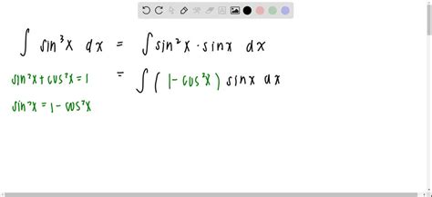 Solved Describe The Method Used To Integrate Sin X