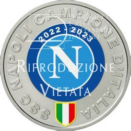 Medaglia Celebrativa Napoli Campione D Italia 2022 2023 In Argento