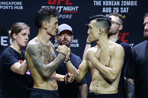 Ufc Singapore Results Holloway Vs Korean Zombie Mma Fighting