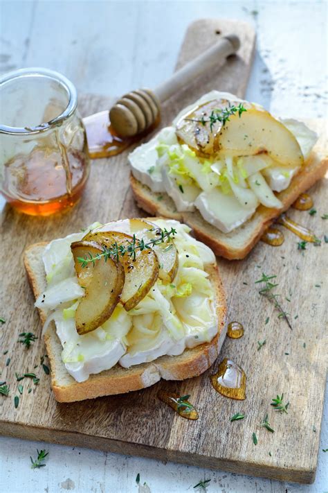 Toast Met Gebakken Peren Geitenkaas En Witloof Recepten Njam