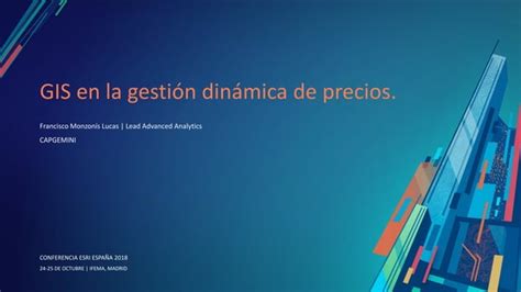 Gis En La Gesti N Din Mica De Precios Ppt