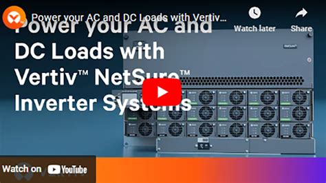 Vertiv Netsure Inverter Series Dc To Ac Power System