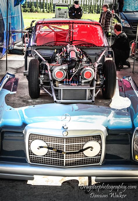 Video Twin Turbo Ls Powered Stricher Mercedes Hits The Dragstrip