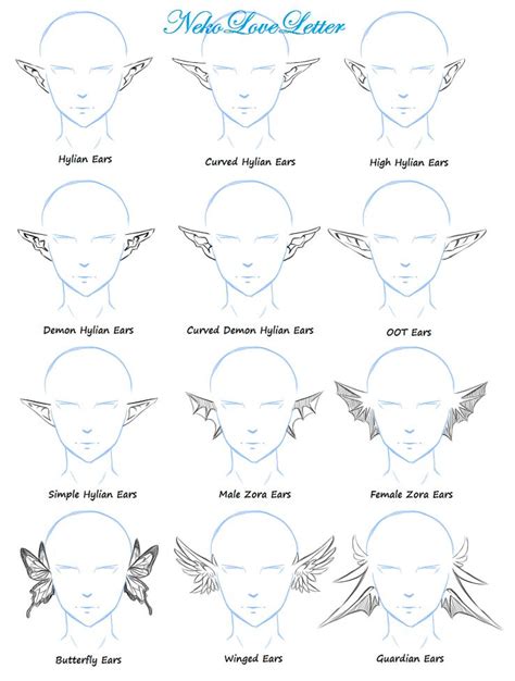 elf ears drawing reference - apartmentsnearvandornmetro