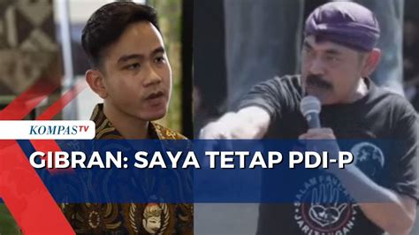 Tanggapi Pernyataan FX Rudy Soal Pengkhianat Gibran Saya Tetap PDI P