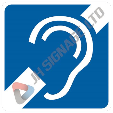 Hearing Impaired Symbol | JH Signage Limited