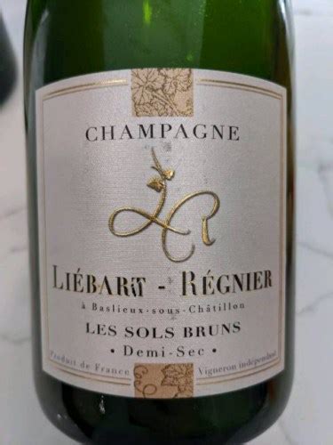 Liebart Regnier Les Sols Bruns Demi Sec Champagne Vivino US