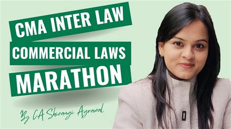 Cma Inter Law Marathon Commercial Laws Revision Dec Youtube