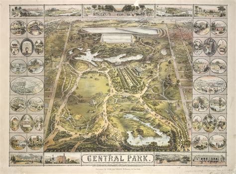 Central Park - New York (1863) [USA] : r/papertowns