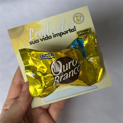 Cart O Para Lembrancinha Setembro Amarelo