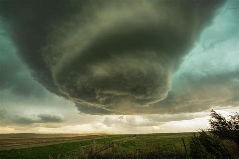 Beehive - Storm Hovers Over Western Nebraska Landscape Photograph by ...