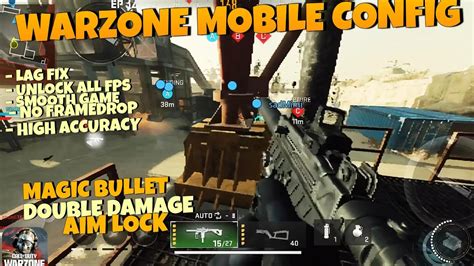 Cod Warzone Mobile New Lag Fix Fps Config File Aimlock Less Recoil