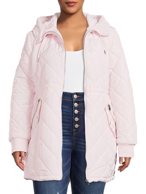 Mark Alan Women's Plus Size Quilted Anorak Puffer Coat - Walmart.com