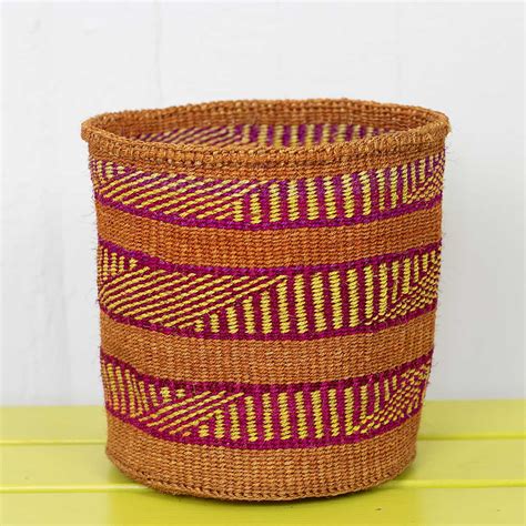 SISAL COLOR Basket M No4 A World Of Craft