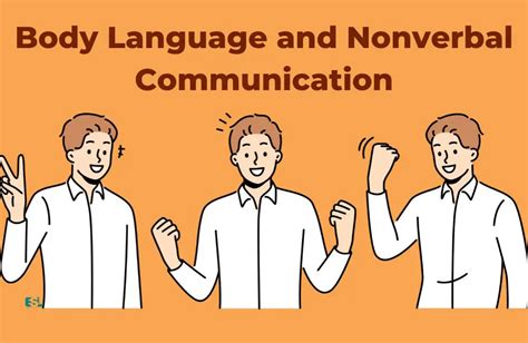 Body Language And Nonverbal Communication Related Vocabulary Esl Advice