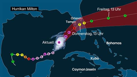 Hurrikan Milton Florida Erwartet Monster Sturm Mit Extremen