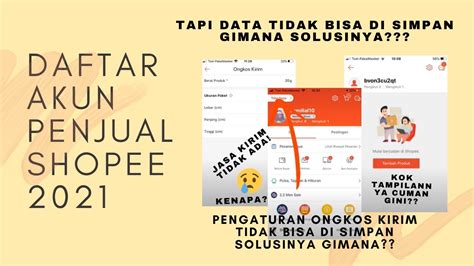 CARA DAFTAR JADI PENJUAL SHOPEE SOLUSI PENGATURAN JASA KIRIM TIDAK