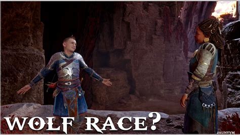 Atreus Loki Turns Into A Wolf To Race With Angrboda God Of War