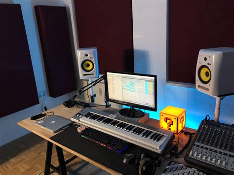 My New Studio Setup (It was a bedroom once) : r/MusicBattlestations