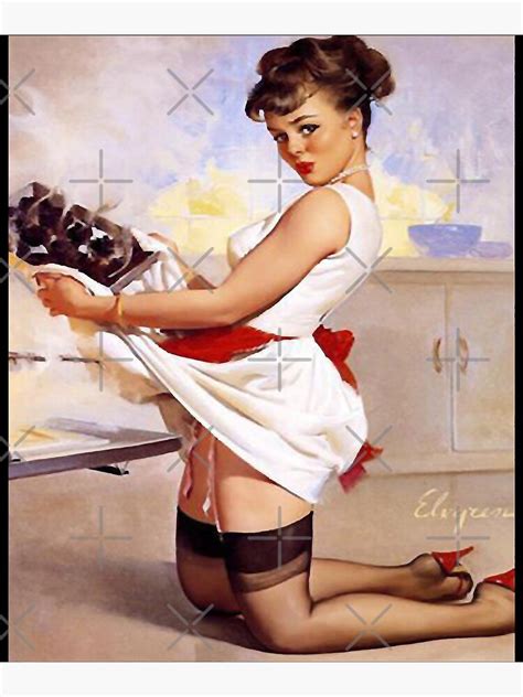 Softness Attractive Model Who Attracts Opposite Sex Vintage Pin Up Girl Elvgren Gifts For