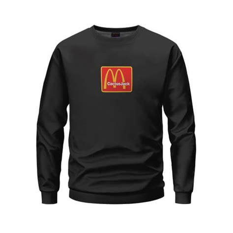 Amazing Cactus Jack X Mcdonalds Travis Scott Sweatshirt