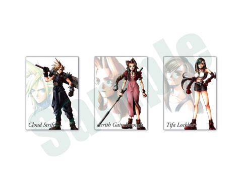 Final Fantasy Vii Anniversary Art Museum Digital Card Plus Vol