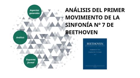 An Lisis Del Primer Movimiento De La Sinfon A N De Beethoven By