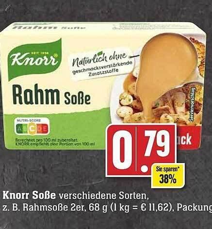 Knorr soße Angebot bei Edeka