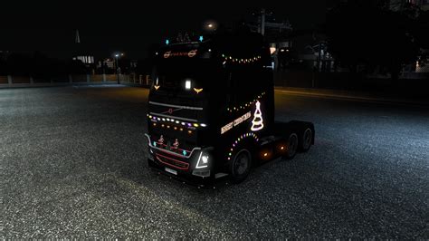 Merry Christmas Volvo Fh Glowing Skin Papa Smurf Mods