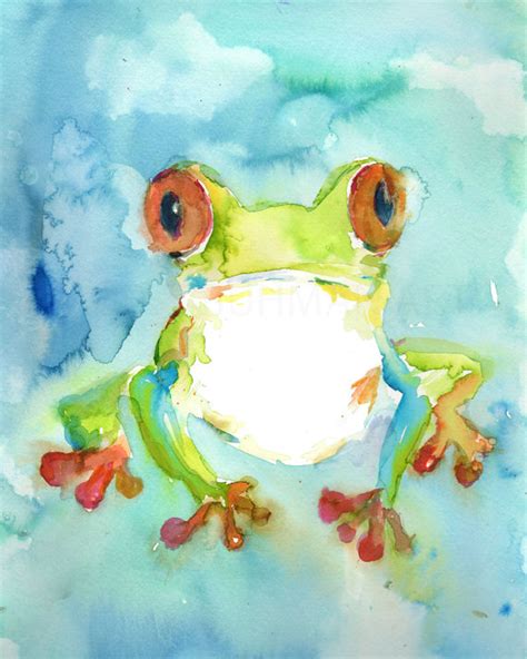 Tree Frog Painting at PaintingValley.com | Explore collection of Tree Frog Painting